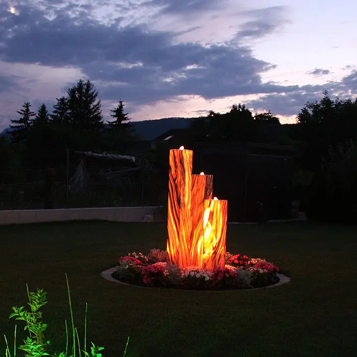 Fontaine de jardin en marbre Sölker Belle Combinaison