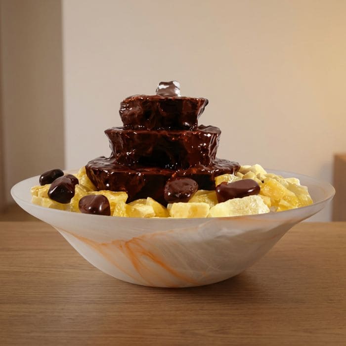 Edelstein Kaskadenbrunnen Jaspis