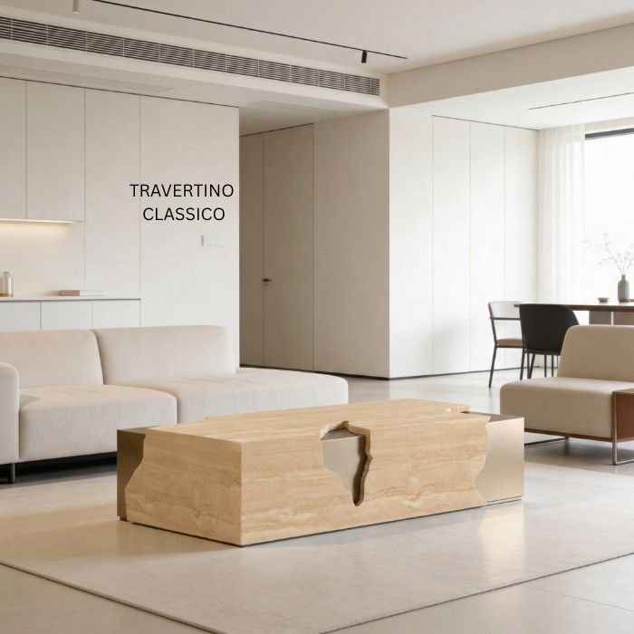 Luxus Marmor-Couchtisch Emil - verschiedene Sorten