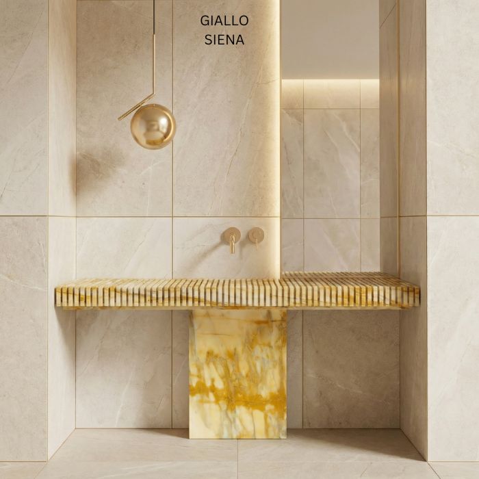 Luxus Marmor-Waschbecken wandbefestigt - verschiedene Sorten