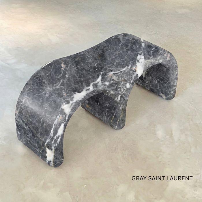 Luxus Marmor Sitzbank Viggo - verschiedene Sorten