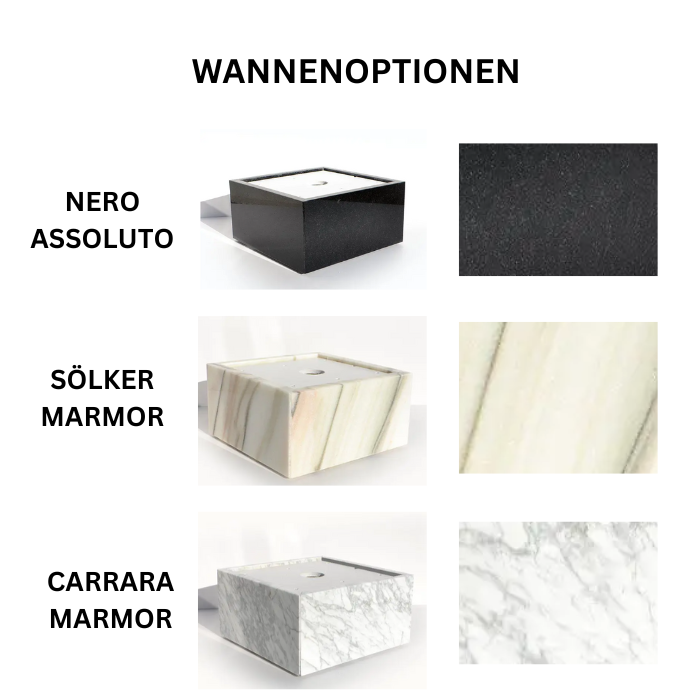 Fontaine lumineuse Sölker marbre Esthetique