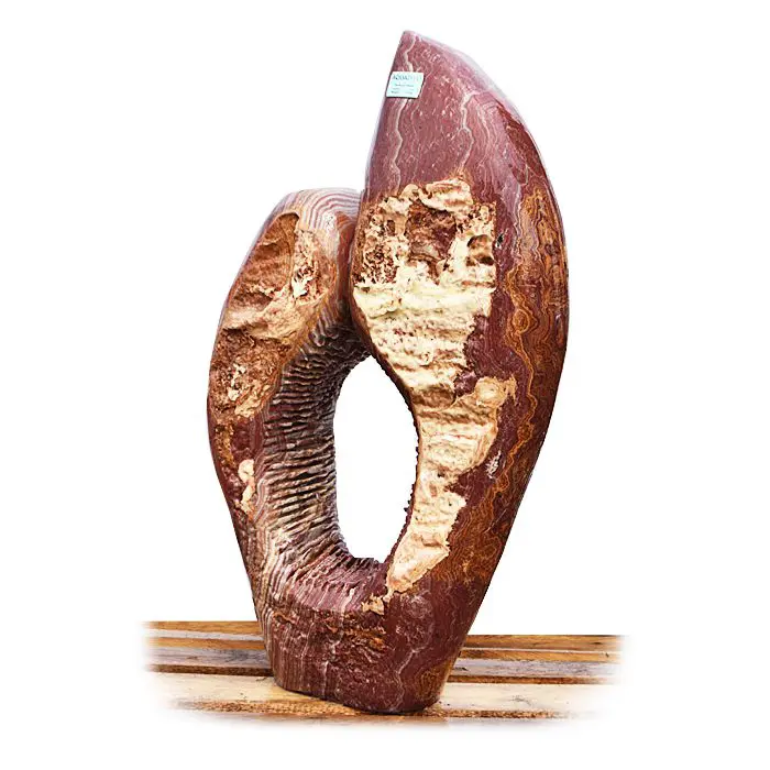 Pierre décorative d'exposition Flamingo marbre Montevideo 1/H 110cm