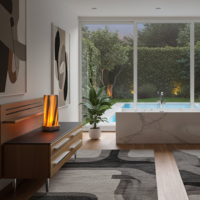 Tischlampe Sölker Marmor H 30cm