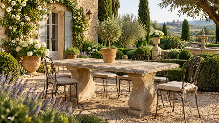 Nicht jede Ecke im Garten braucht denselben Tisch