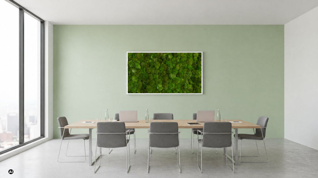 Wie echtes Moos ganz ohne Pflege an die Wand kommt