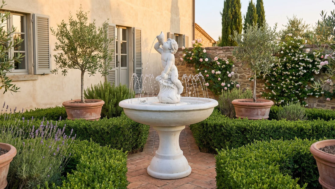 Stilbrunnen: Italienische, französische und spanische Gartenkunst im eigenen Garten
