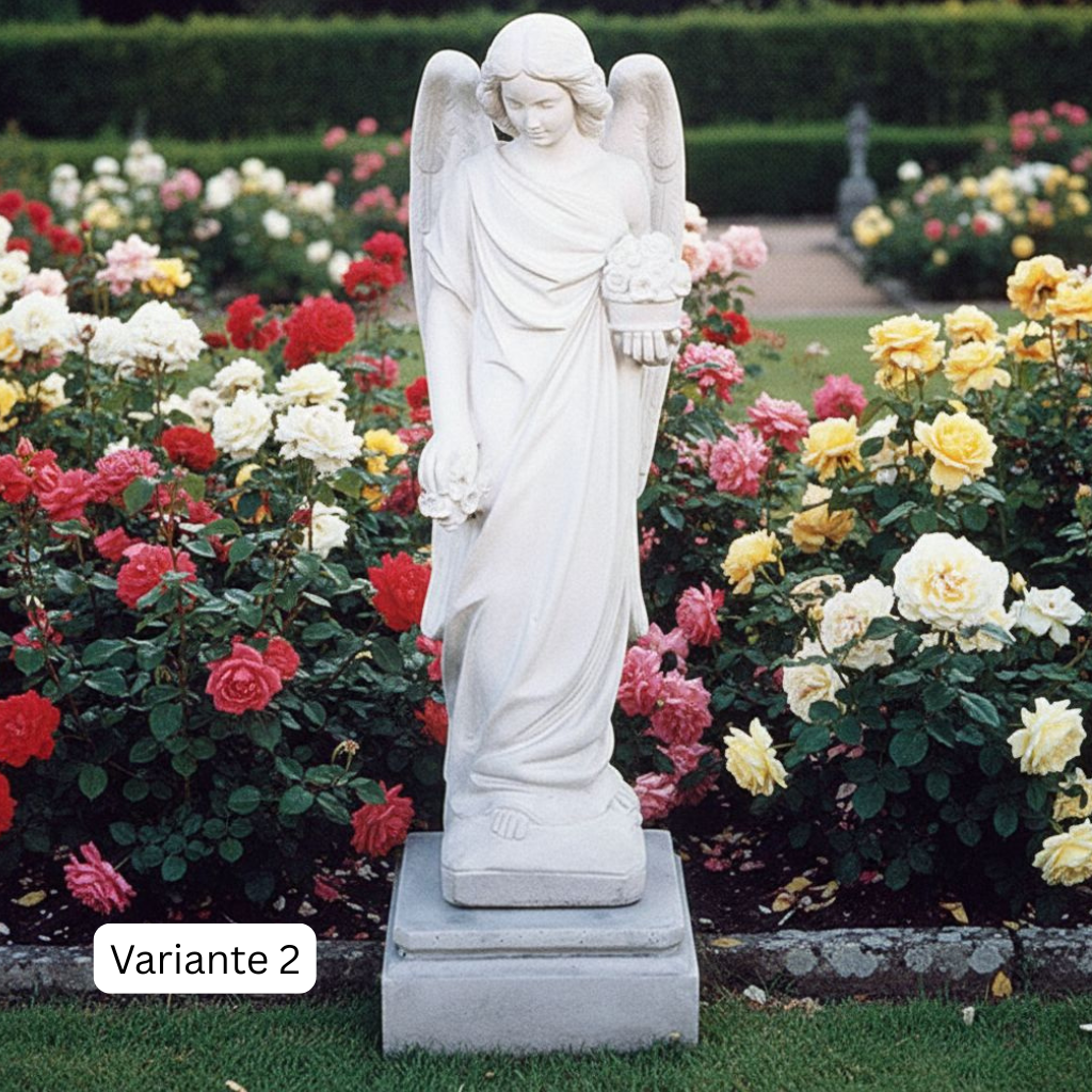 Garden Marble Figure Arch Angel