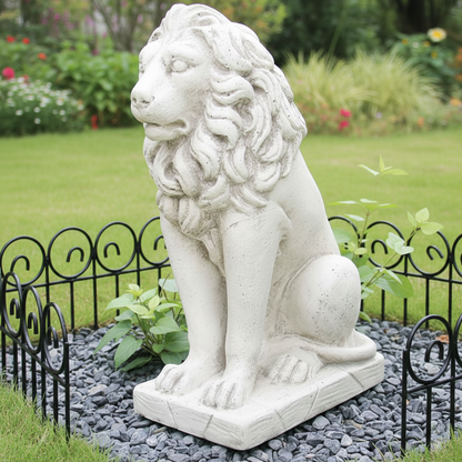 Garden Marble Figure Lion