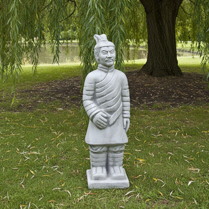 Garden Marble Figure Warrior