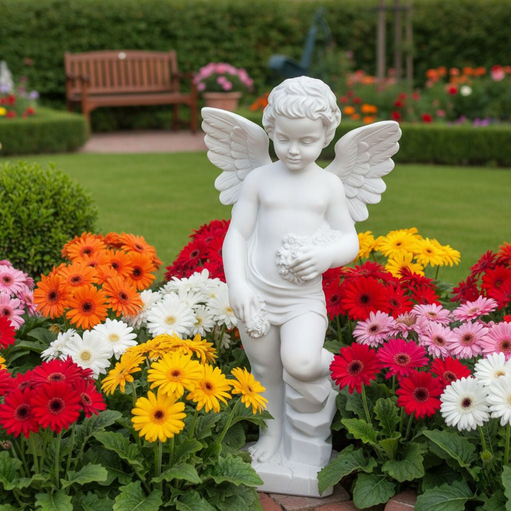 Garden Marble Figure Angel
