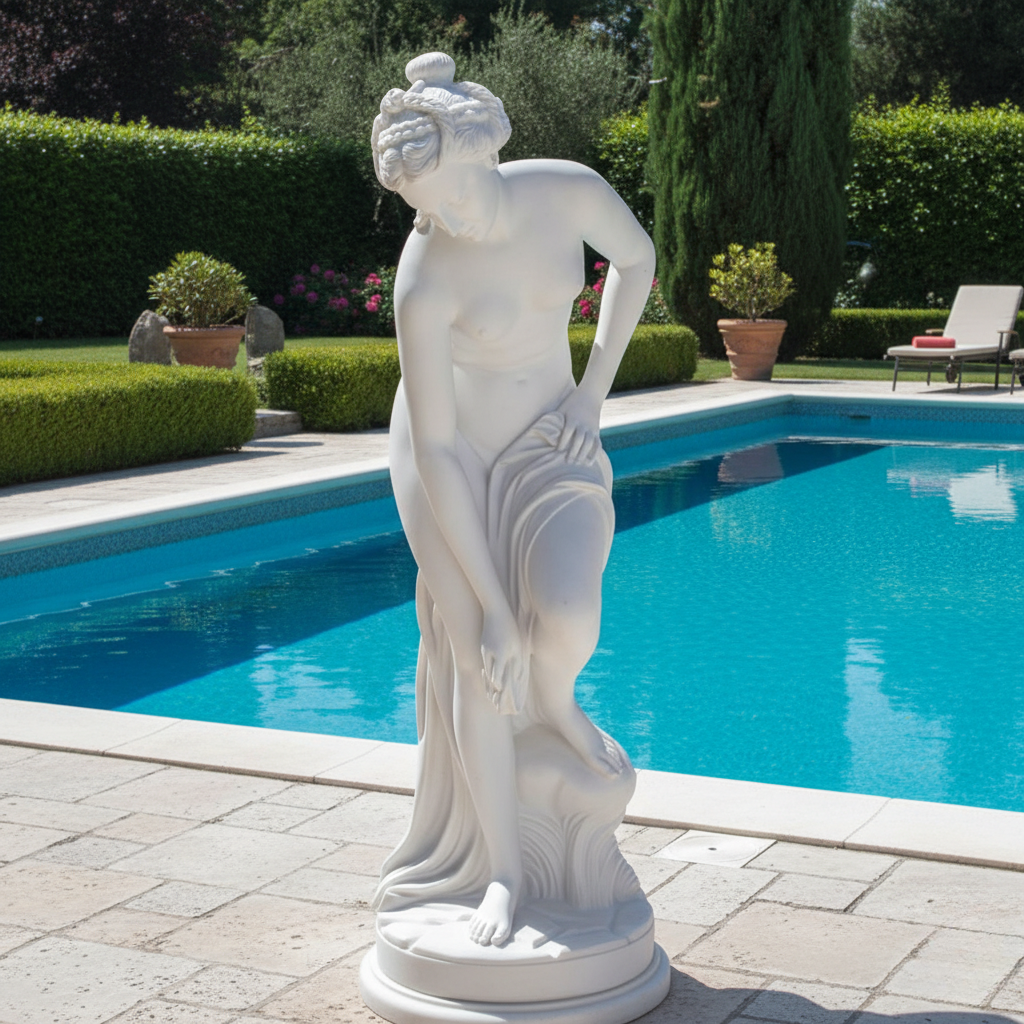 Garden Marble Figure Allegrain
