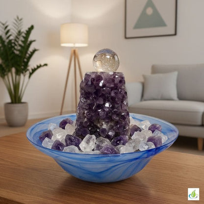 Edelstein Zimmerbrunnen Amethyst