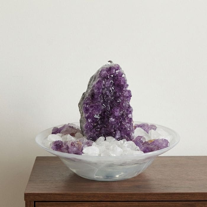 Edelstein Zimmerbrunnen Amethyst