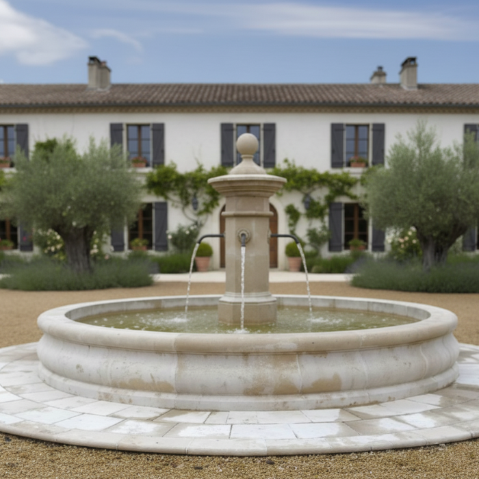 Stadtbrunnen Naturstein Antibes