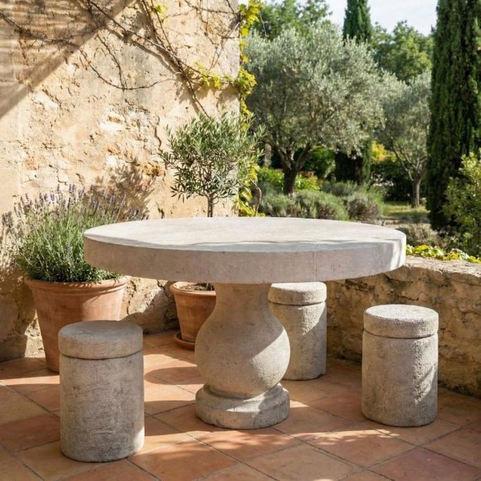 Limestone Premium Dining Table Ciel