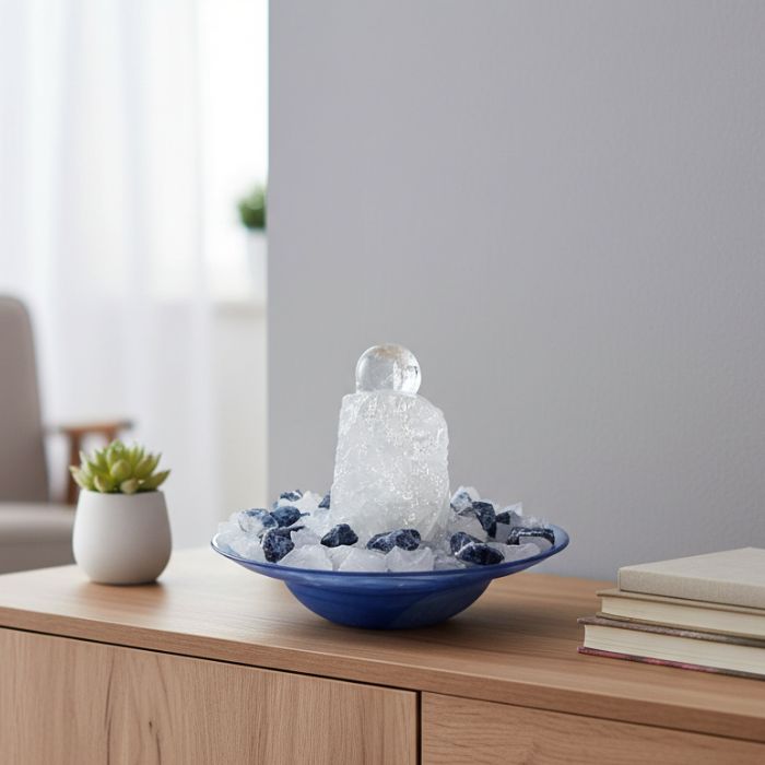 Indoor Fountain Gemstone Rock Crystal