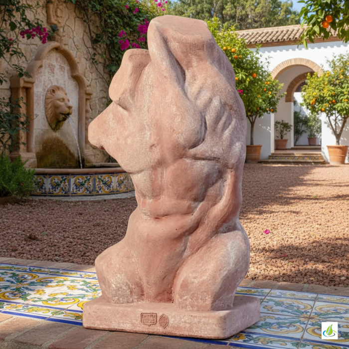 Figurine en terre cuite Buste