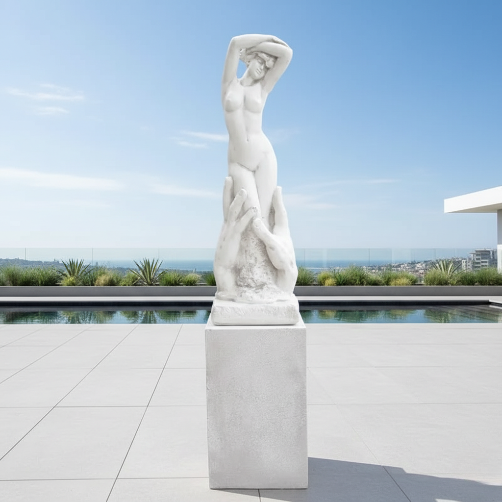 Garden Marble Figure Creation