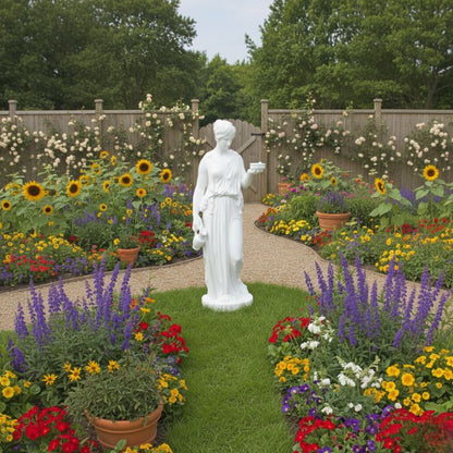 Garden Marble Figure Ebe