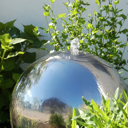 Edelstahl Kugelbrunnen GB