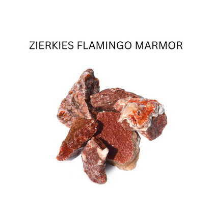 Quellsteinset Flamingo Marmor