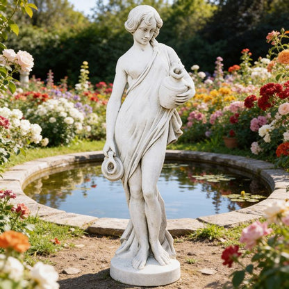 Garden marble figure Acquaiola