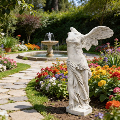 Garden Marble Figure Nike