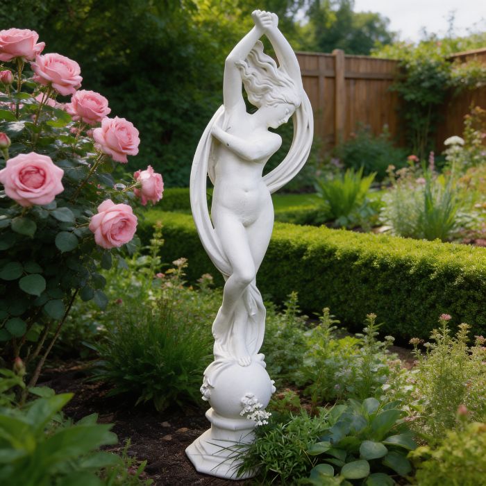 Garden Marble Figure Dancing Venus