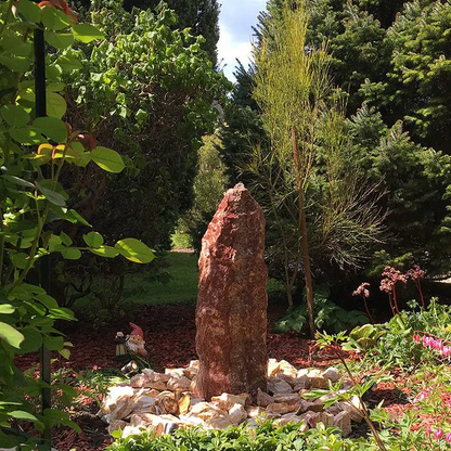 Quellsteinset Flamingo Marmor