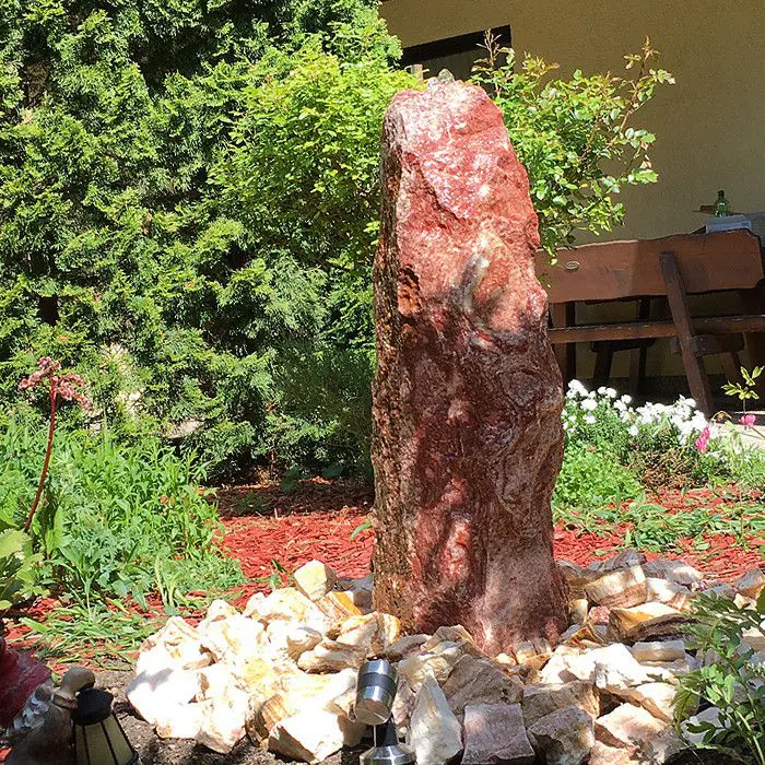 Quellsteinset Flamingo Marmor