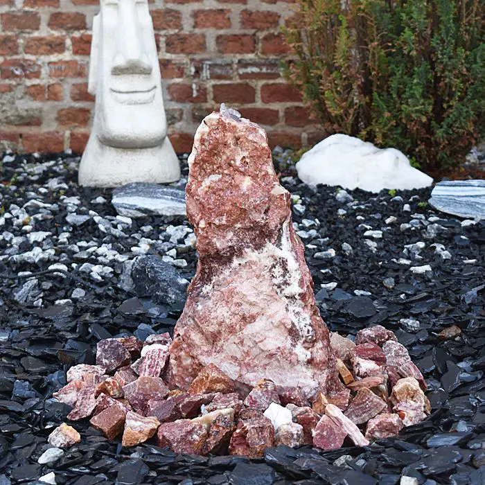 Quellsteinset Flamingo Marmor