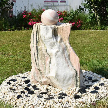 Garten Kugelbrunnen Sölker Marmor