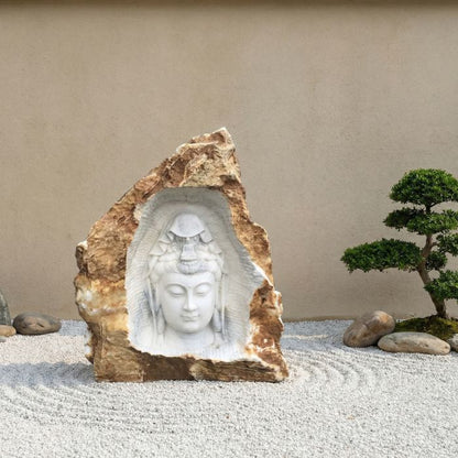 Garden marble figure Buddha IV