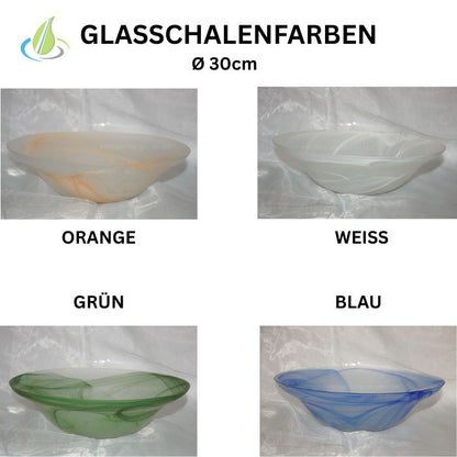 Fontaine d'intérieur en pierre précieuse, calcite orange