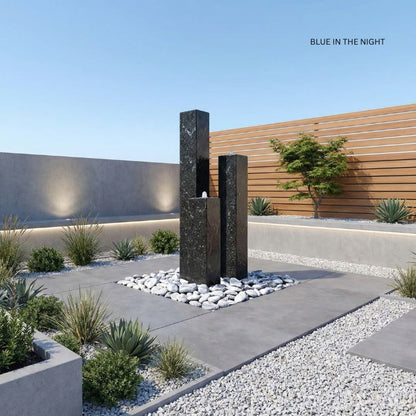 Granit Design Säulenbrunnen Eck 3er SET - verschiedene Sorten