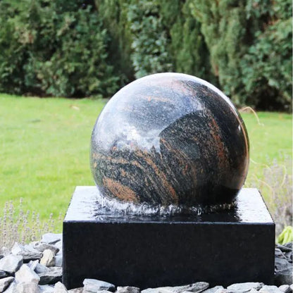 Granit Outdoor Kugelbrunnen Quad