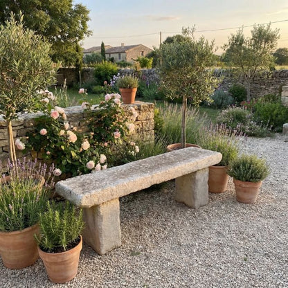 Kalkstein Premium Sitzbank Antoine