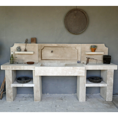 Kitchenette Calcaire antique