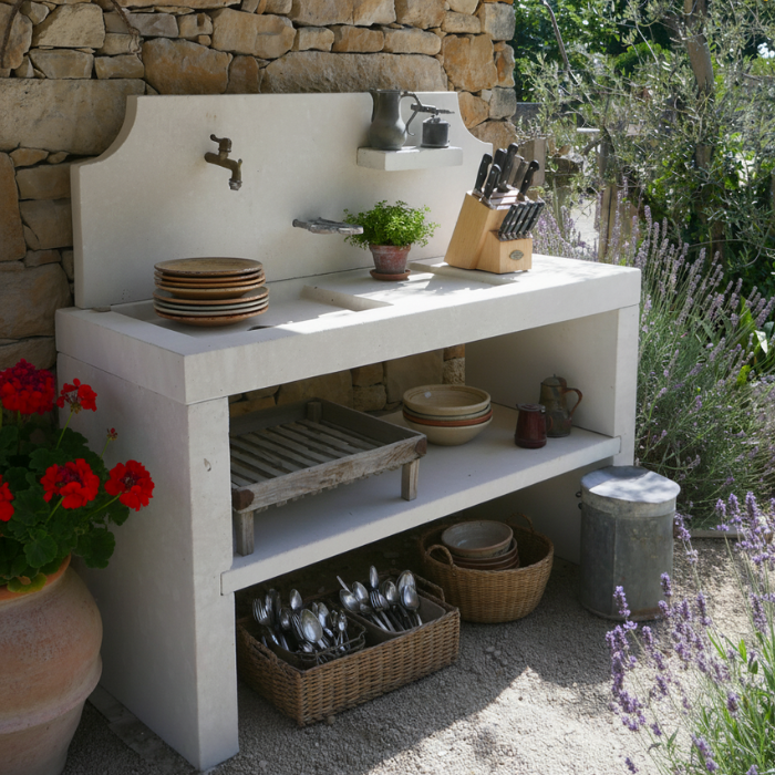 Kitchenette Calcaire intemporel