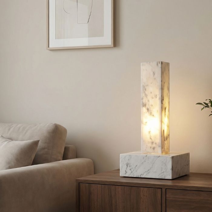 Fontaine de lumière Carrara marbre Romantique