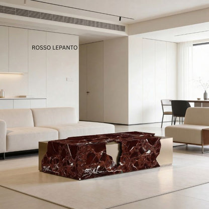 Luxus Marmor-Couchtisch Emil - verschiedene Sorten