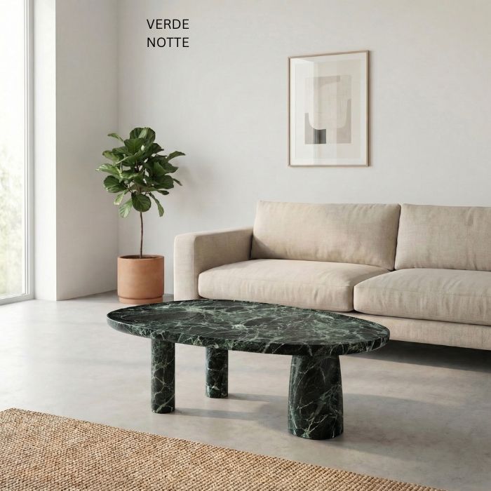 Luxus Marmor-Couchtisch Isak - verschiedene Sorten