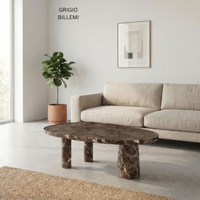 Luxus Marmor-Couchtisch Isak - verschiedene Sorten