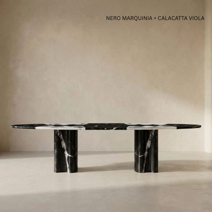 Luxus Marmor-Esstisch Liam - verschiedene Sorten