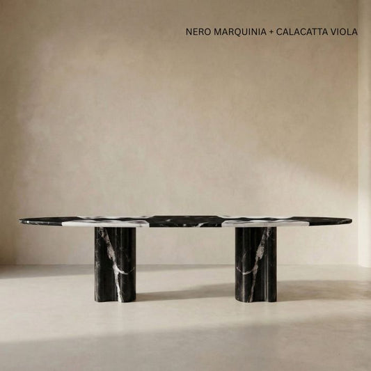 Luxus Marmor-Esstisch Liam - verschiedene Sorten
