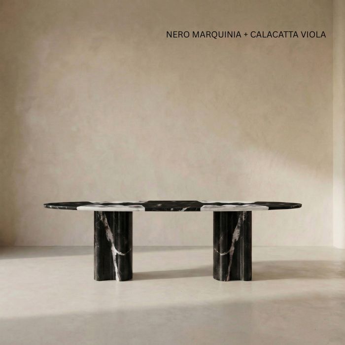 Luxus Marmor-Esstisch Liam - verschiedene Sorten