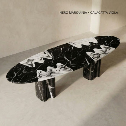 Luxus Marmor-Esstisch Liam - verschiedene Sorten