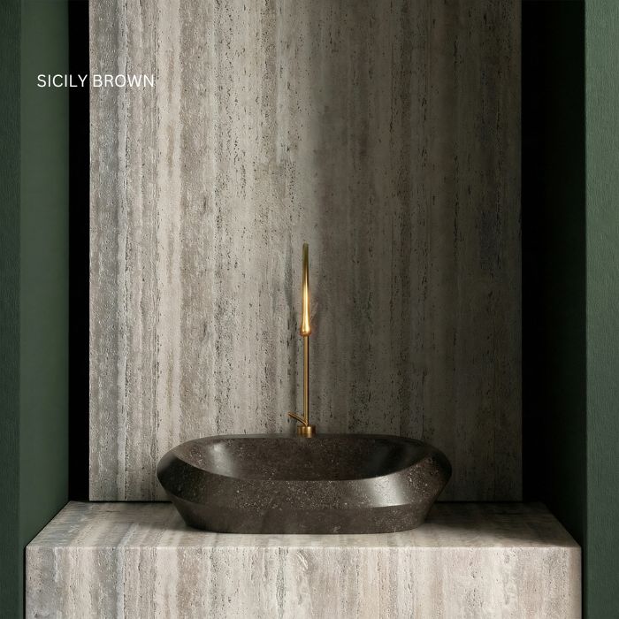 Luxus Marmor-Waschbecken 58x44cm verschiedene Sorten