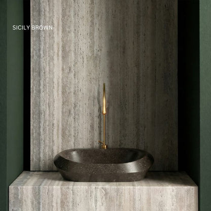 Luxus Marmor-Waschbecken 58x44cm verschiedene Sorten